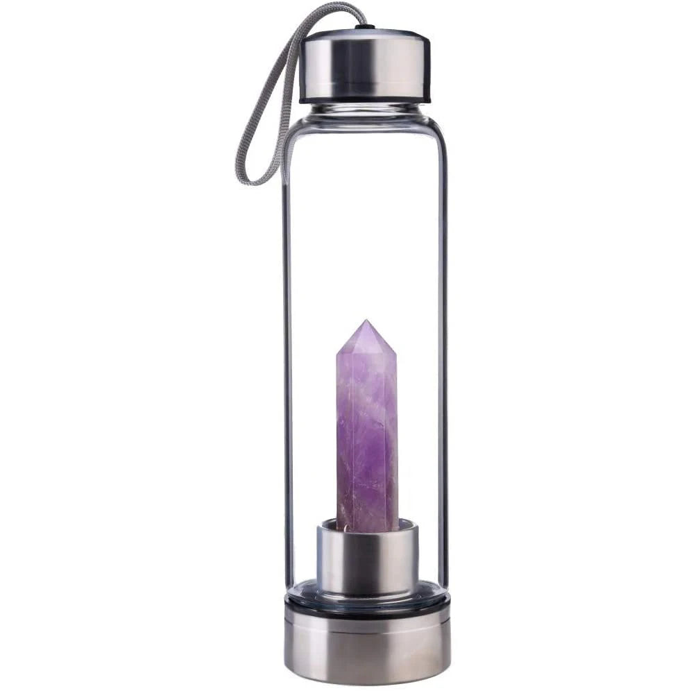 Crystal Gem Water Bottle — Infused with Natural Healing Energy