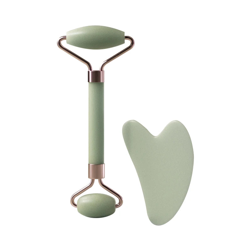 Crystal Resin Face Roller — Facial Massage & Gua Sha Skincare Tool