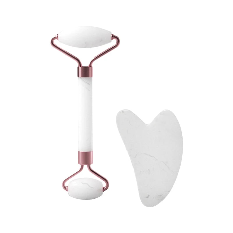 Crystal Resin Face Roller — Facial Massage & Gua Sha Skincare Tool