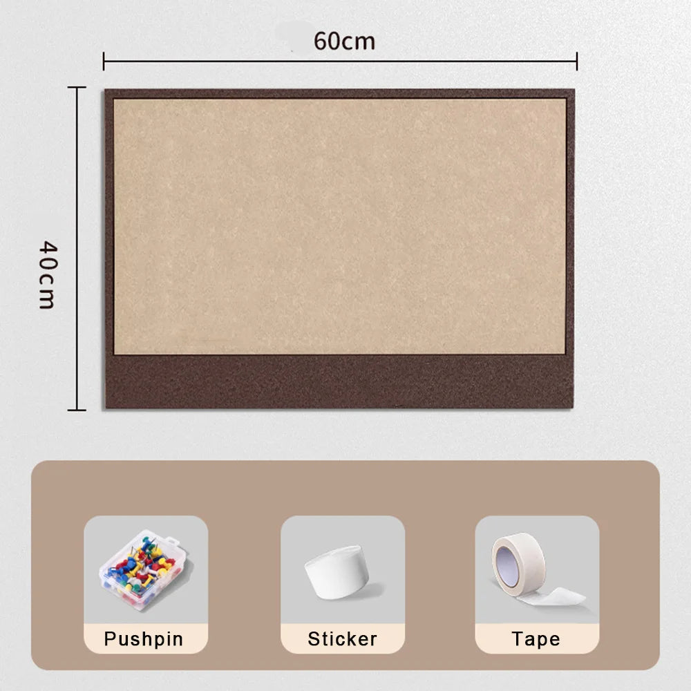 Vision Board Cork Board — 60cm x 40cm Wall Manifestation Board