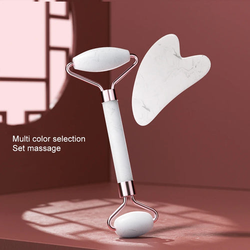 Crystal Resin Face Roller — Facial Massage & Gua Sha Skincare Tool