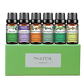 Pure Essential Oil Set — 6 x 10ml Aromatherapy Oils for Diffuser & Rituals
