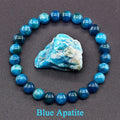 Reiki Crystal Beads Bracelet — Lapis Lazuli, Amethyst & Tiger Eye