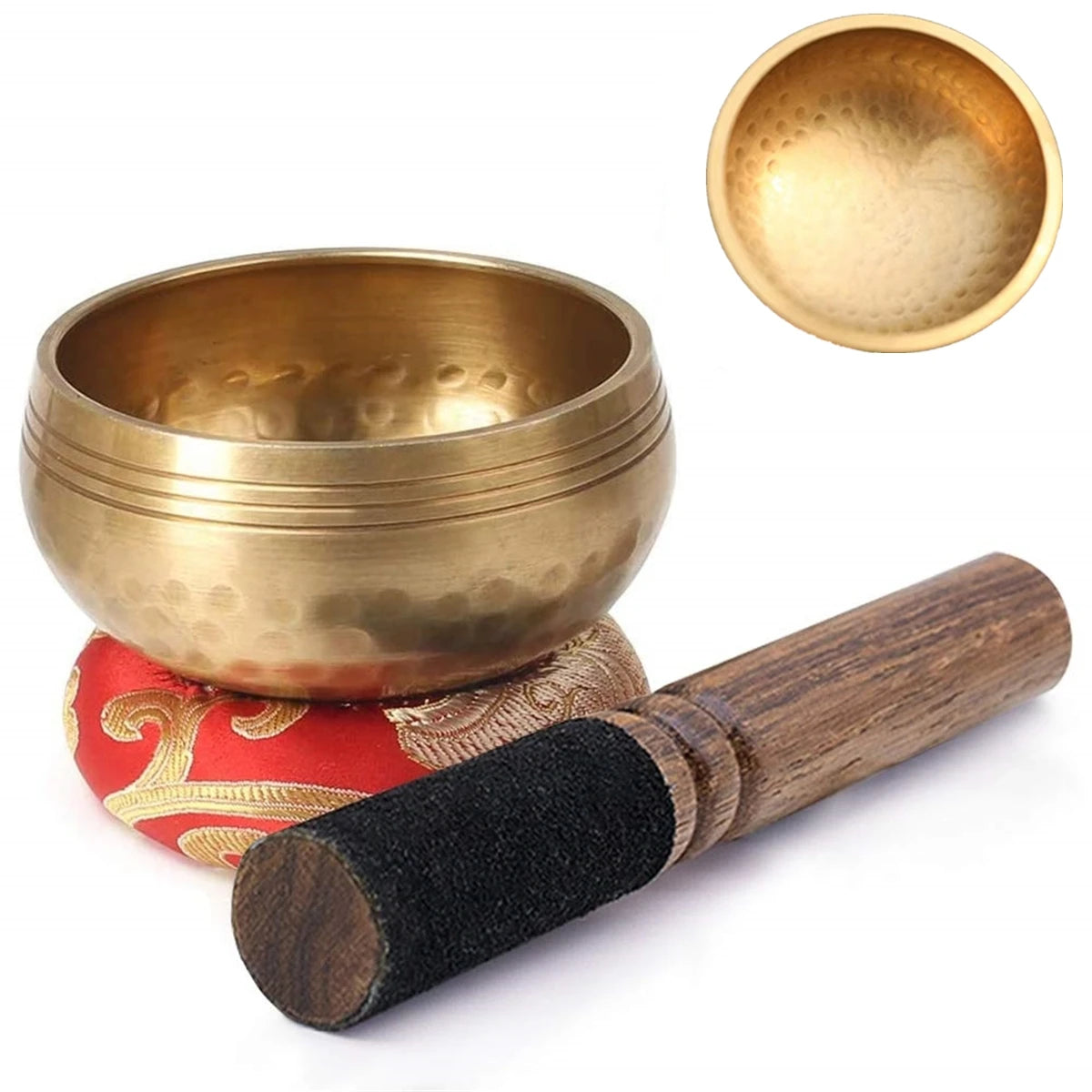 Tibetan Singing Bowl Set — Sound Healing for Meditation & Stress Relief