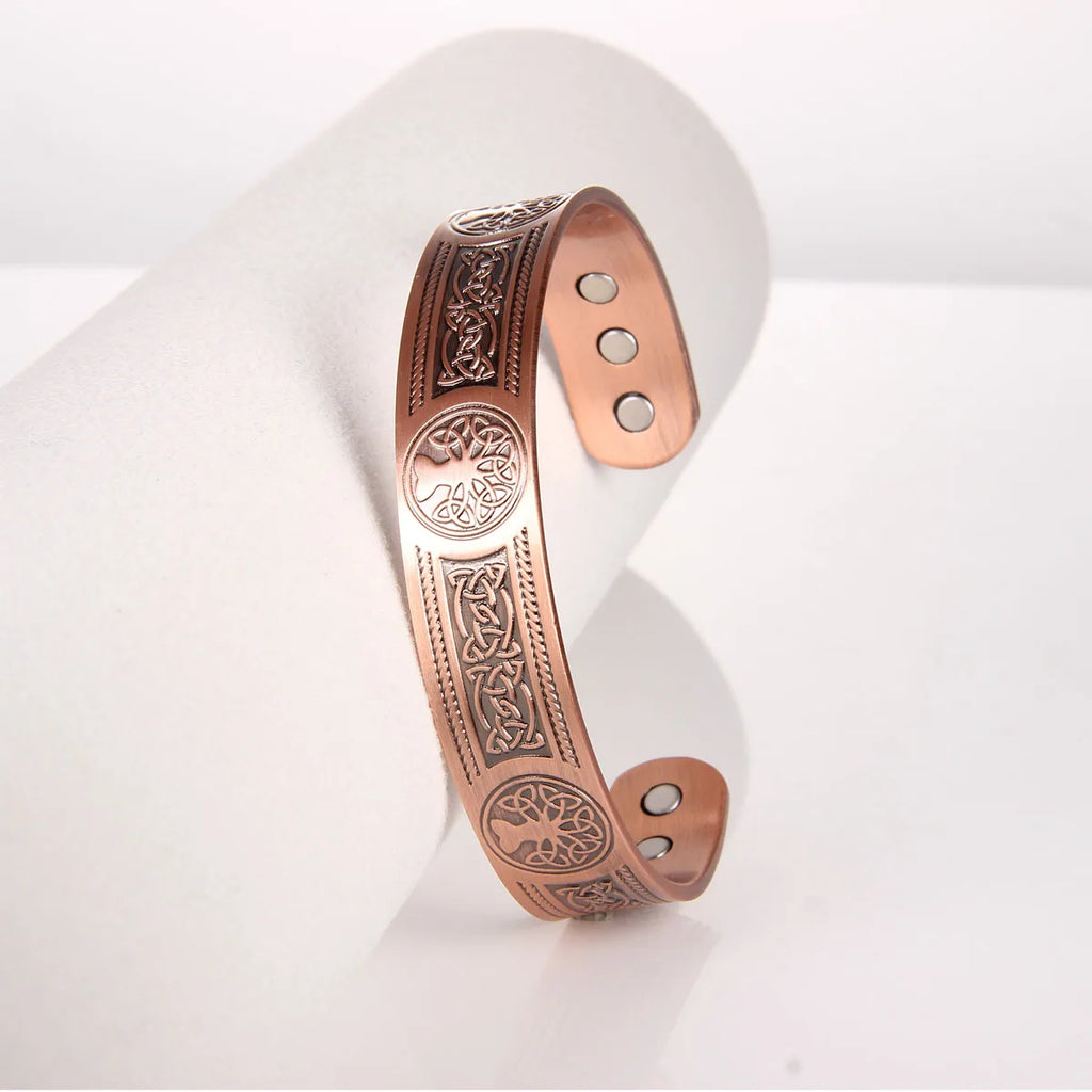 Pure Copper Magnetic Bracelet — Ultra Strength Healing & Wellness Cuff