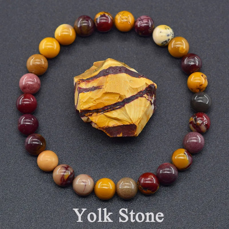 Reiki Crystal Beads Bracelet — Lapis Lazuli, Amethyst & Tiger Eye
