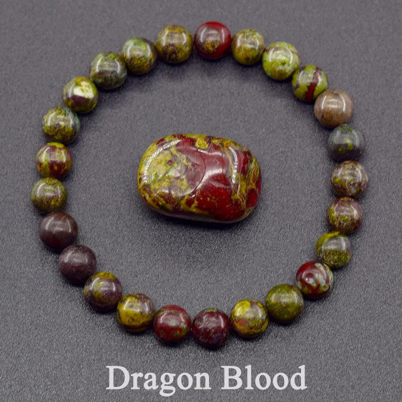 Reiki Crystal Beads Bracelet — Lapis Lazuli, Amethyst & Tiger Eye