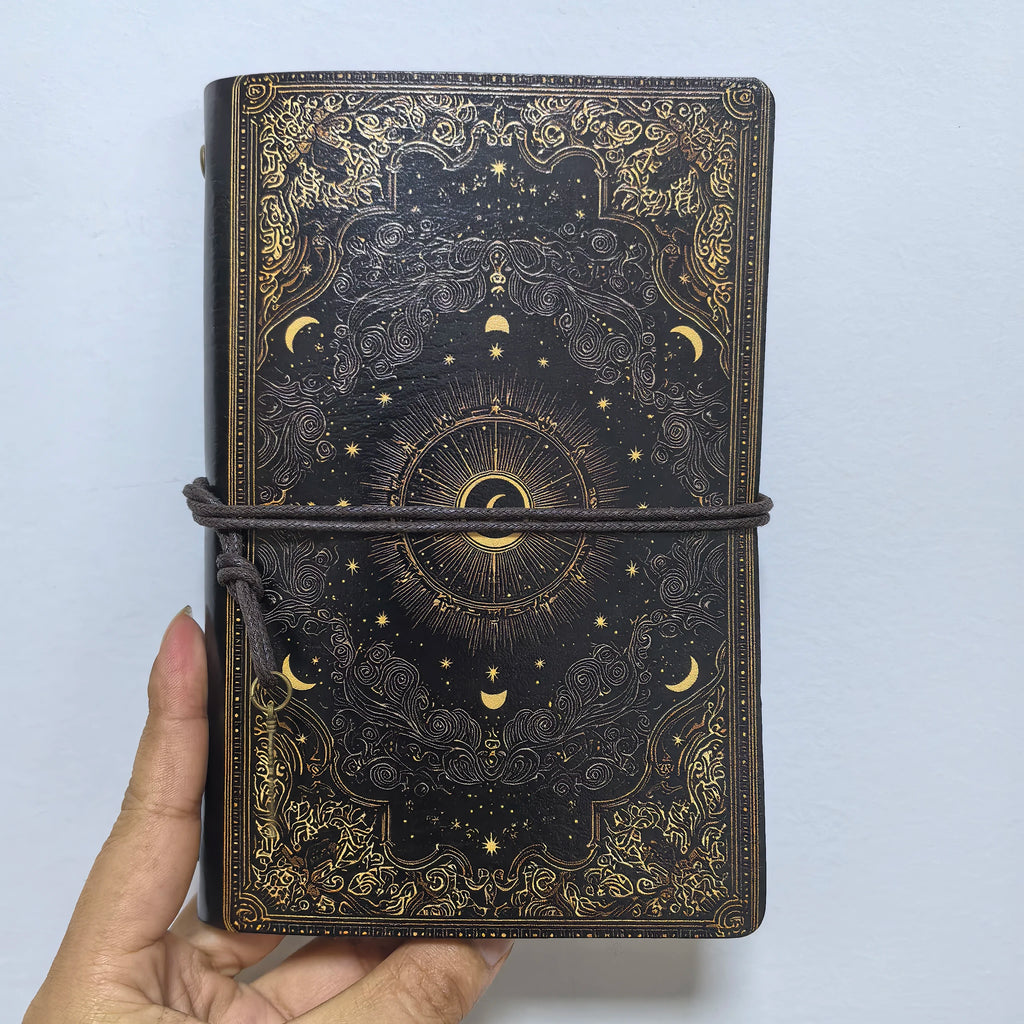 Gothic Celestial Sun Moon Manifestation Journal — Manifestation Diary