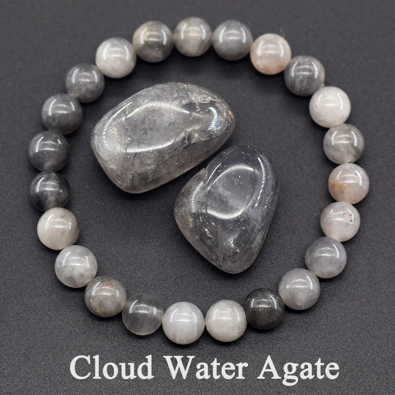 Reiki Crystal Beads Bracelet — Lapis Lazuli, Amethyst & Tiger Eye