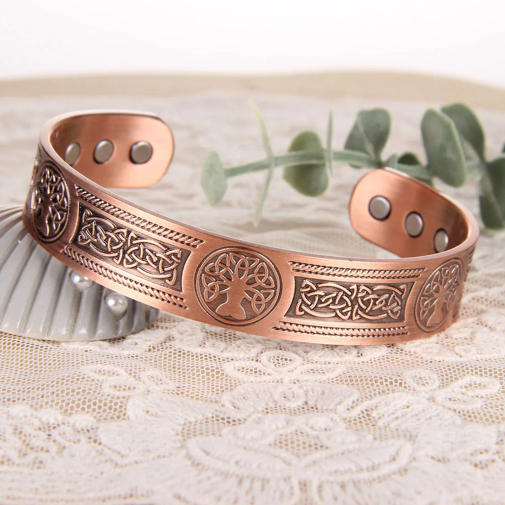Pure Copper Magnetic Bracelet — Ultra Strength Healing & Wellness Cuff