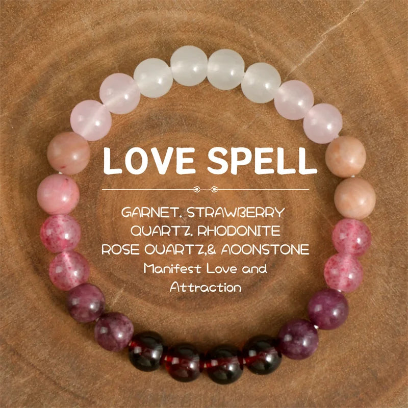 pink Amethyst Bracelet cubic self love braclet couple love gifts beautiful jewelry real natural stone beaded bangles handmade
