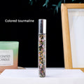 Crystal Infused Perfume Bottle — Natural Healing Stone Essential Oil Roller