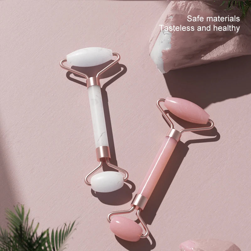 Crystal Resin Face Roller — Facial Massage & Gua Sha Skincare Tool