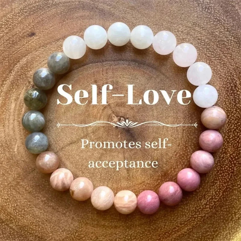 pink Amethyst Bracelet cubic self love braclet couple love gifts beautiful jewelry real natural stone beaded bangles handmade