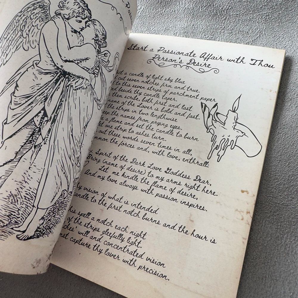 Witchcraft Spells Bundle — 49 Spell Cards & Handwritten Book of Shadows