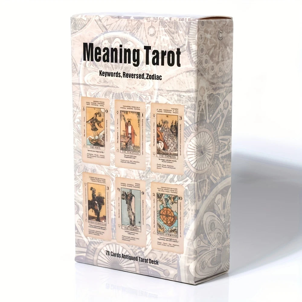 2026 Retro Tarot Cards Deck — Beginner's Fortune Telling & Divination Gift