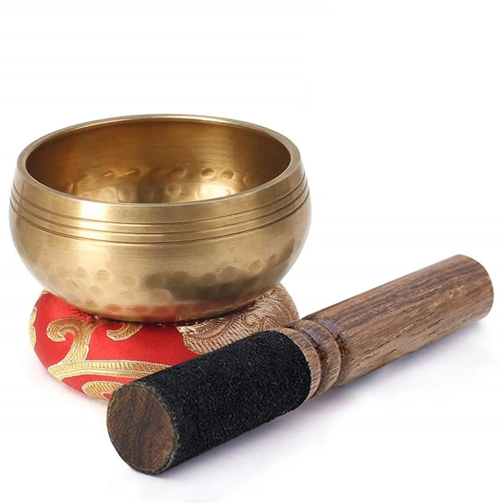 Tibetan Singing Bowl Set — Sound Healing for Meditation & Stress Relief