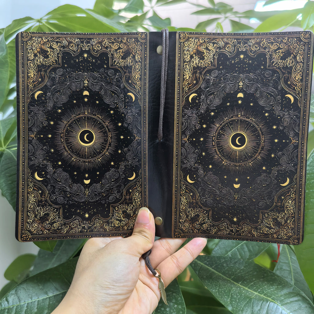 Gothic Celestial Sun Moon Manifestation Journal — Manifestation Diary