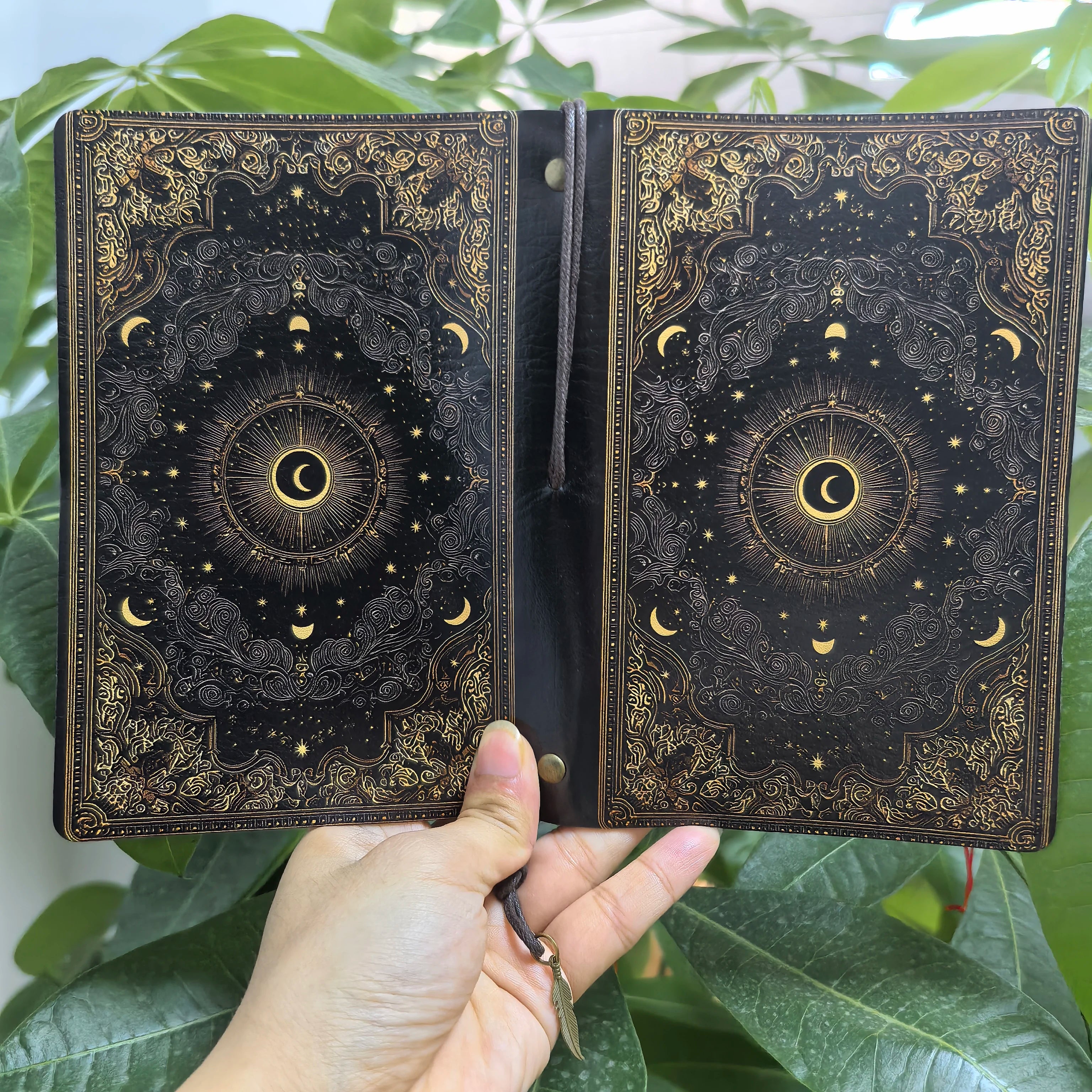 Gothic Celestial Sun Moon Manifestation Journal — Manifestation Diary