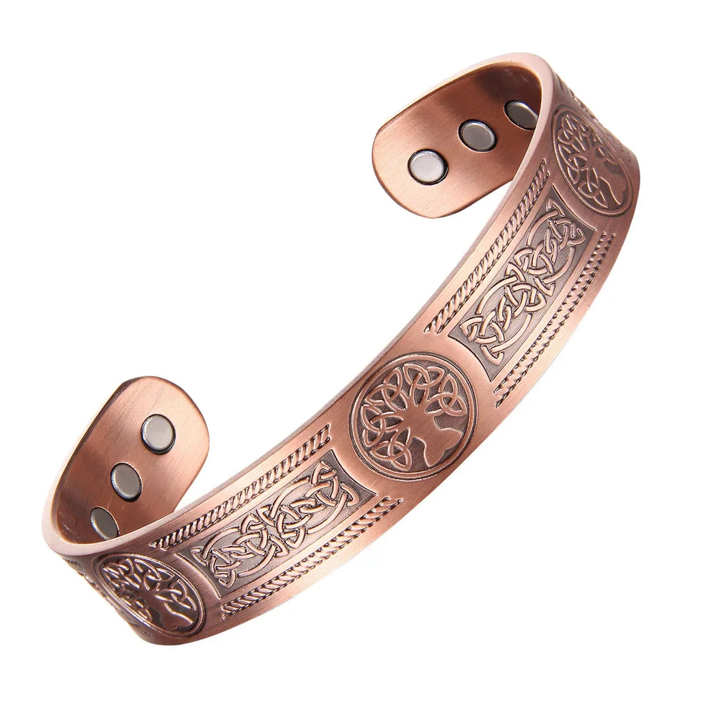Pure Copper Magnetic Bracelet — Ultra Strength Healing & Wellness Cuff