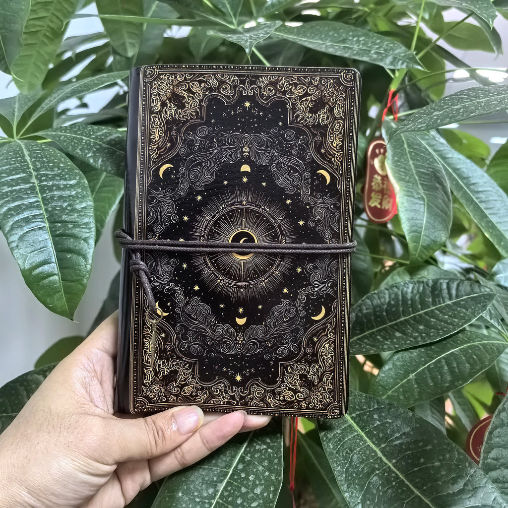 Gothic Celestial Sun Moon Manifestation Journal — Manifestation Diary