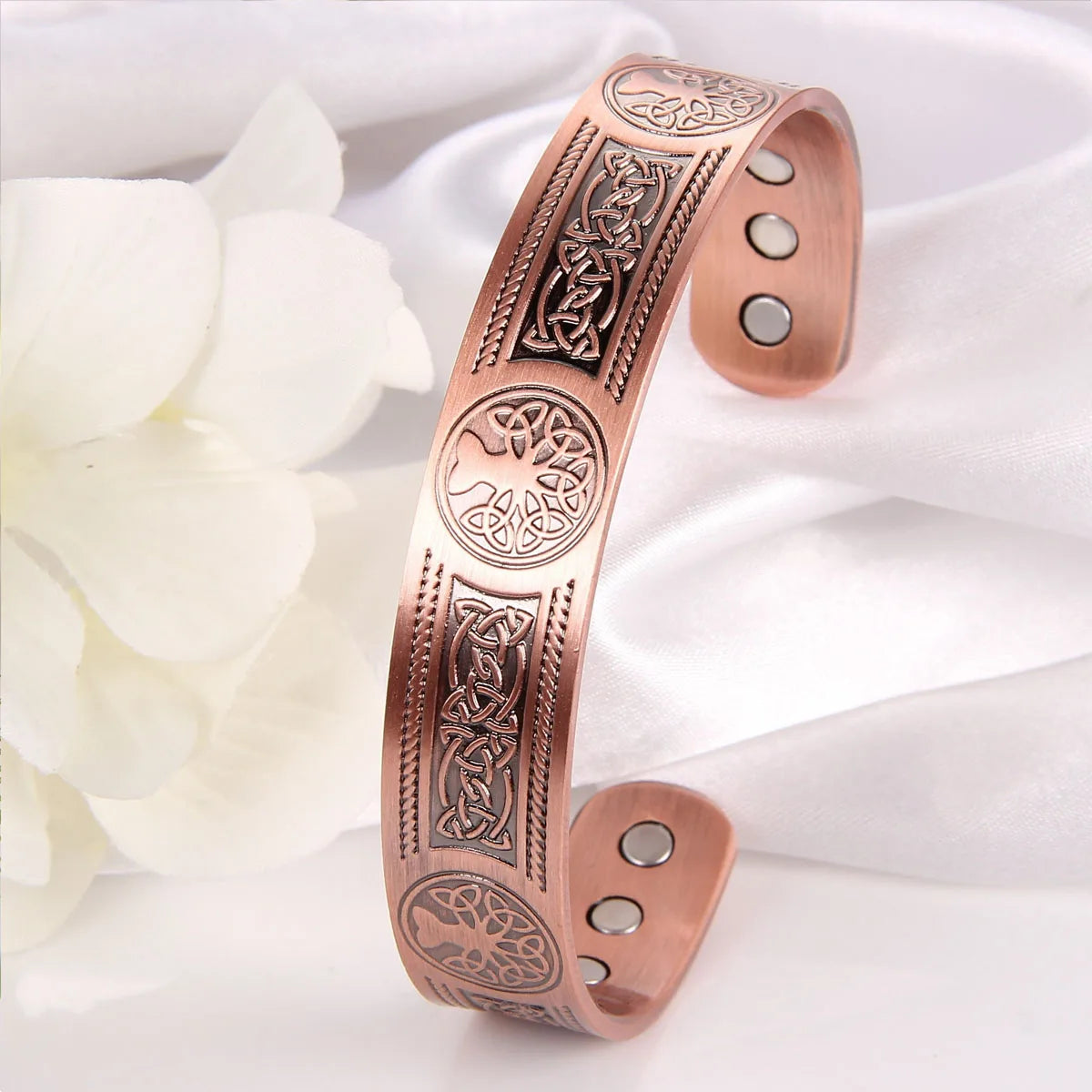 Pure Copper Magnetic Bracelet — Ultra Strength Healing & Wellness Cuff