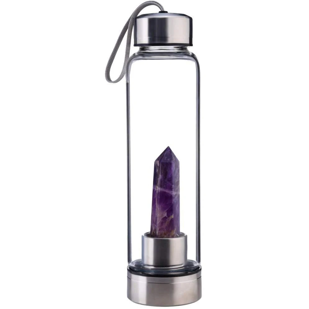 Crystal Gem Water Bottle — Infused with Natural Healing Energy